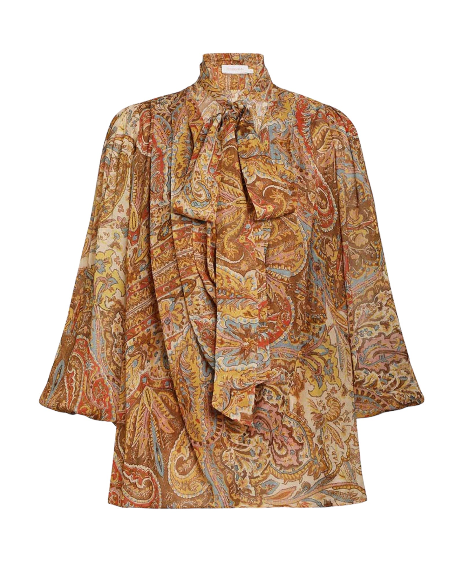 ZIMMERMANN Sensory paisley-print billow-sleeve blouse