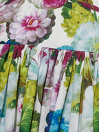 Dolce&Gabbana
Printed pleated cotton poplin mini skirt