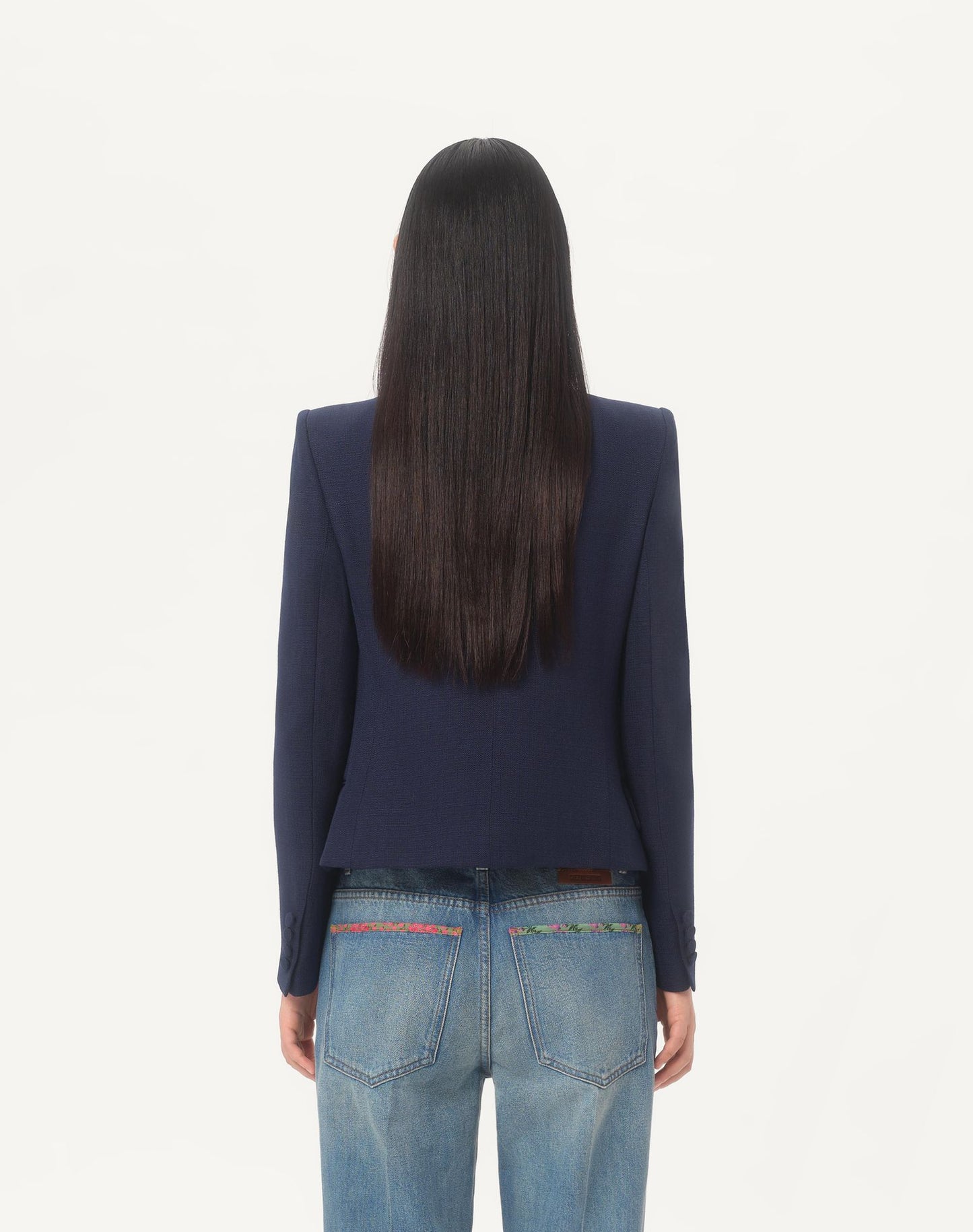 0001  VALENTINO GARAVANI — Viscose Jacket with Bow