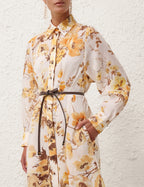 Zimmermann Ottie Tuck Shirt Dress