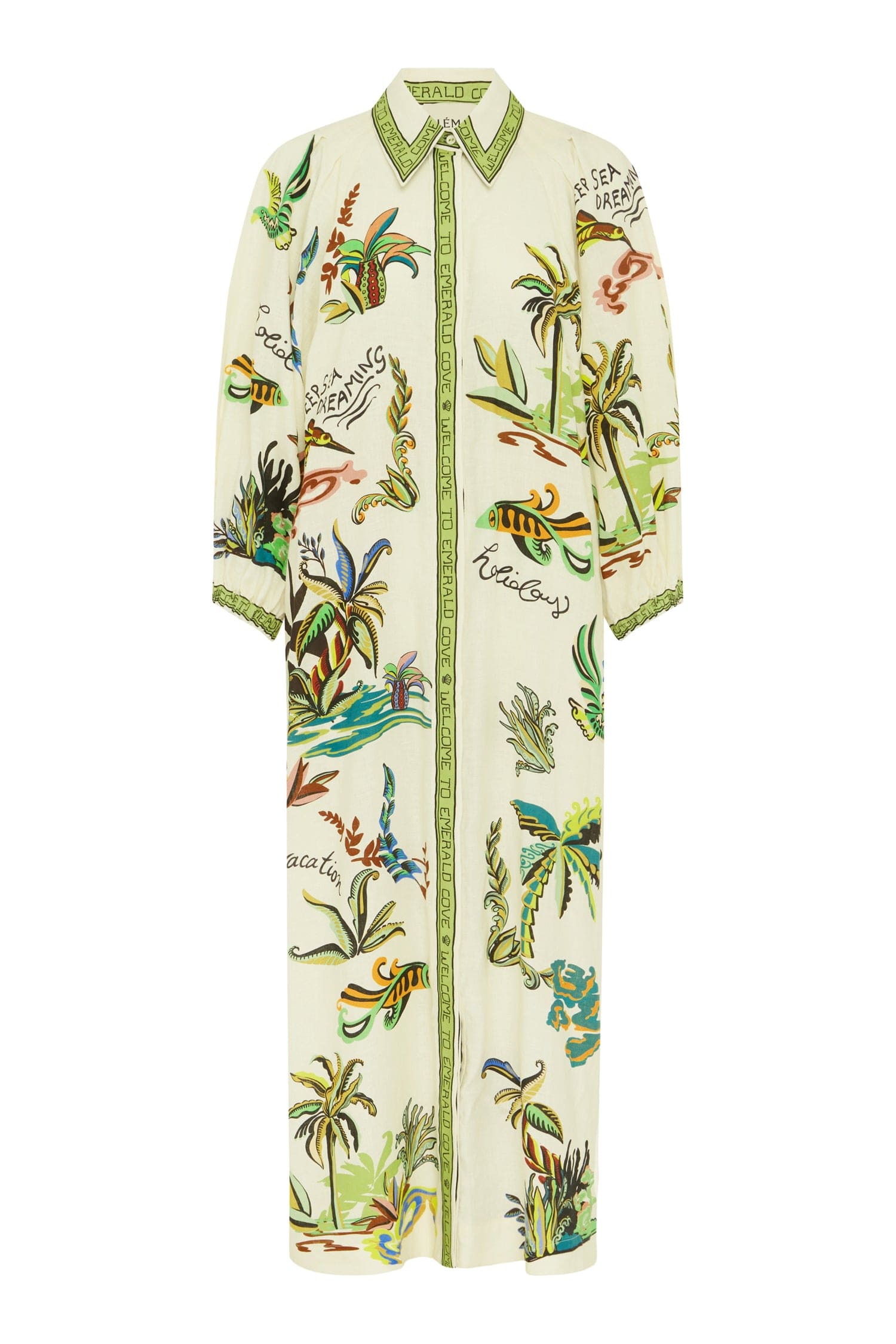 0110 ALÉMAIS

Day Dream Linen Shirtdress