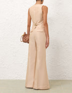 ZIMMERMANN
Illuminate Flare Pant – Macadamia