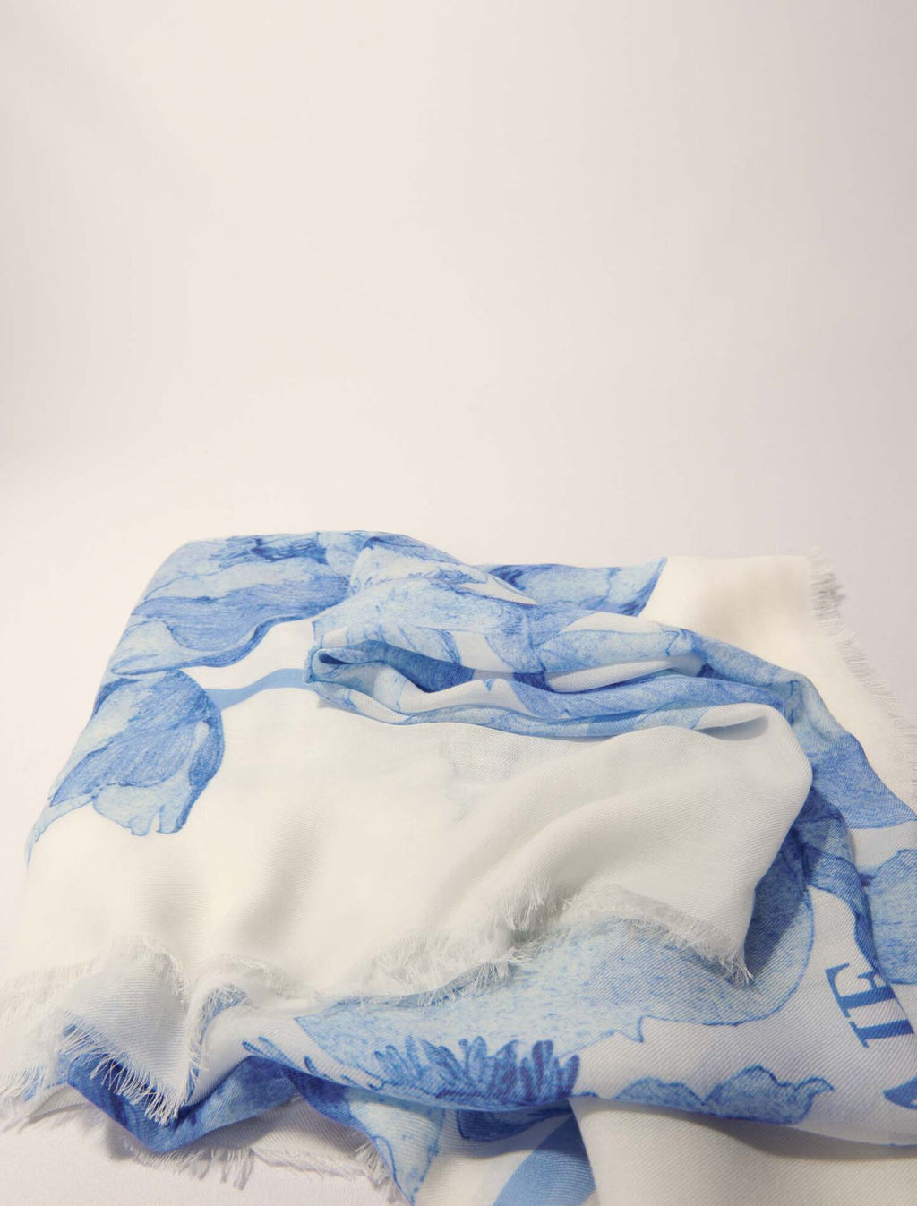 MAJE Watercolour-Effect Shawl 140 x 140