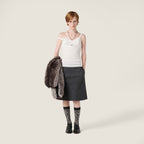 Miu Miu Shetland Wool Skirt