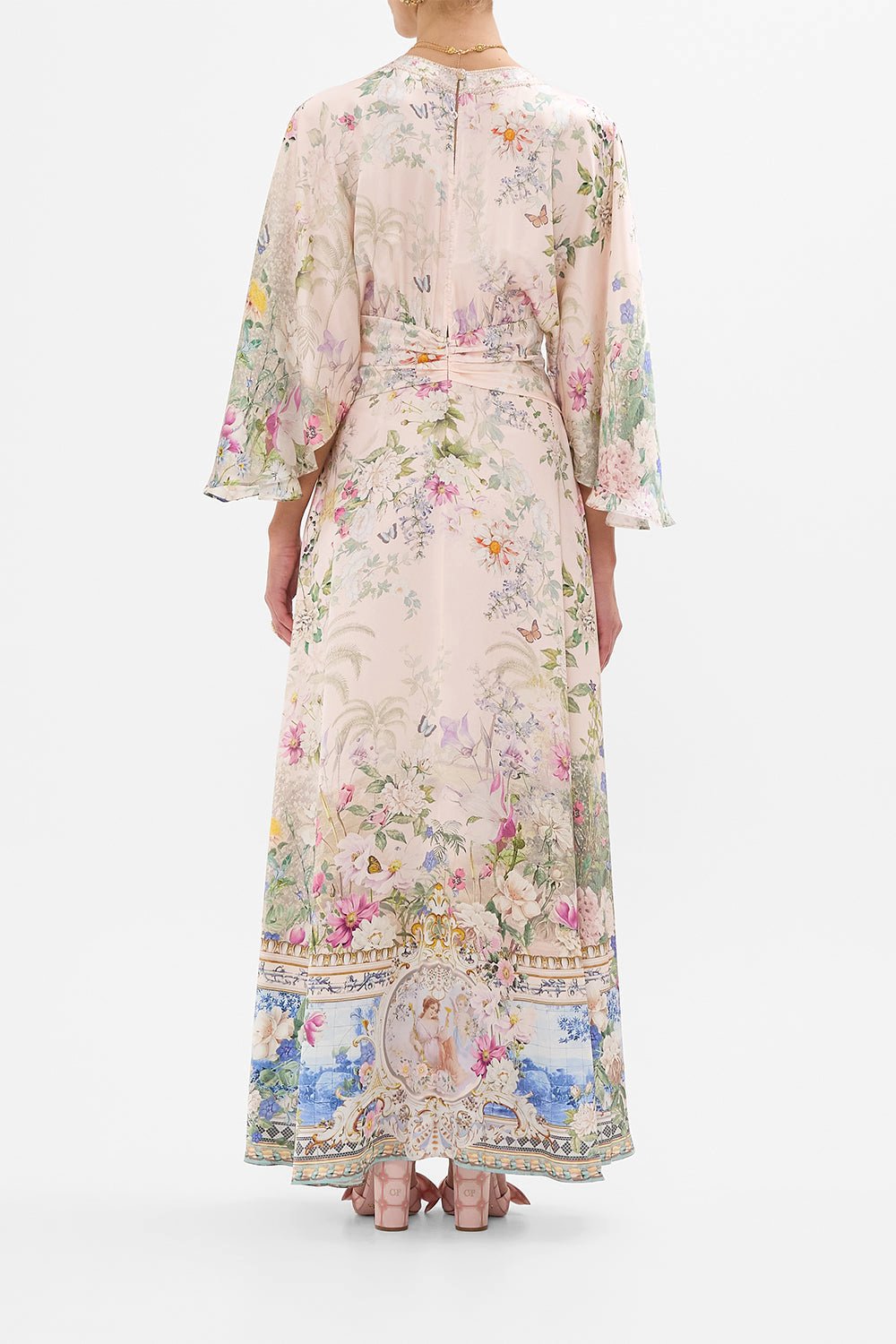 CAMILLA Petal Sleeve Long Dress – Palacio Playground