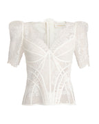 ZIMMERMANN Lace-Detail Dancer Blouse