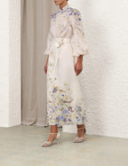 ZIMMERMANN Harmony Blouse in Citrus Butterflies