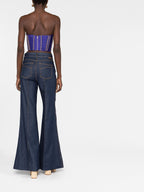 ZIMMERMANN Strapless boned-bodice top