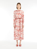 MAXMARA STUDIO
Printed silk shirt dress