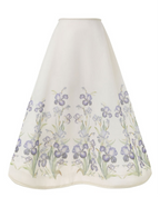 ZIMMERMANN Natura Flare Skirt in Blue Iris