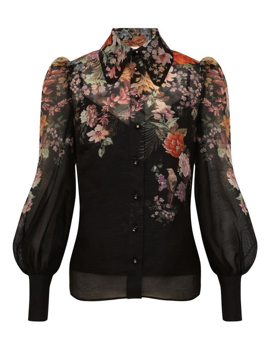 ZIMMERMANN

Pavilion Tie  Neck Shirt