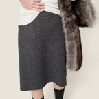 Miu Miu Shetland Wool Skirt