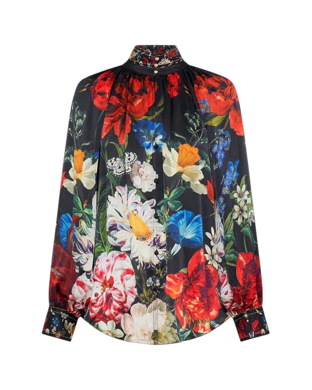 Camilla Raglan Button Up blouse