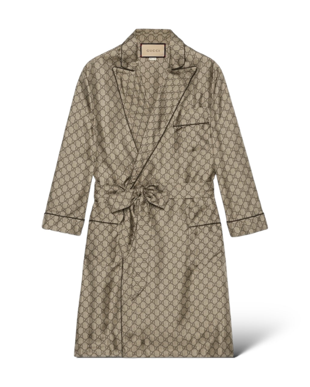 GG SUPREME PRINT SILK SHIRT