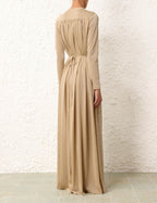 ZIMMERMANN Matchmaker Smock Dress in Gold