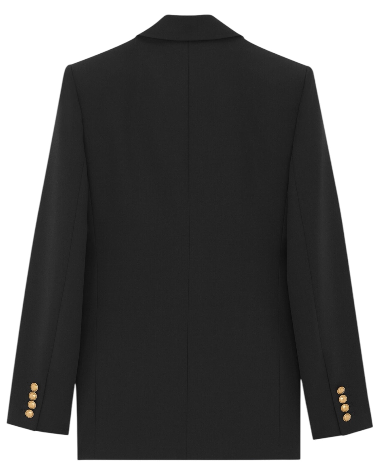 SAINT LAURENT Single-Breasted Jacket in Grain de Poudre