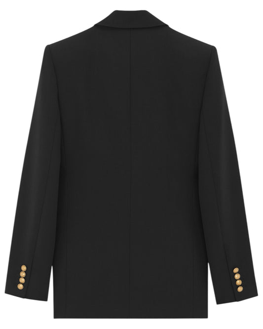 0031 SAINT LAURENT



Single-Breasted Jacket in Grain de Poudre