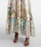 CAMILLA Necktie Dress With Elasticated Waist