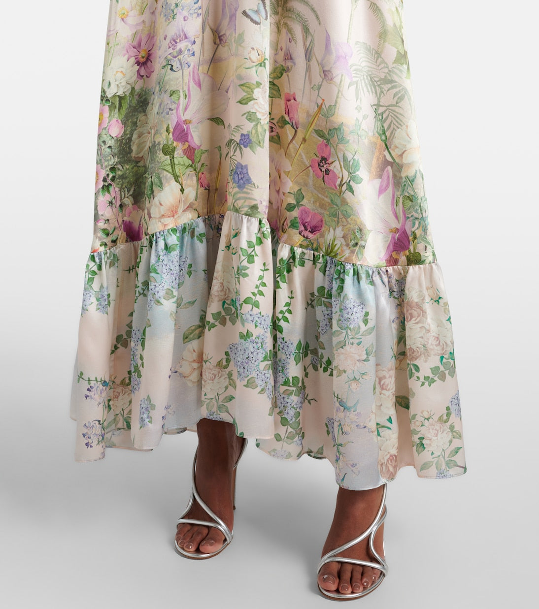 CAMILLA Necktie Dress With Elasticated Waist