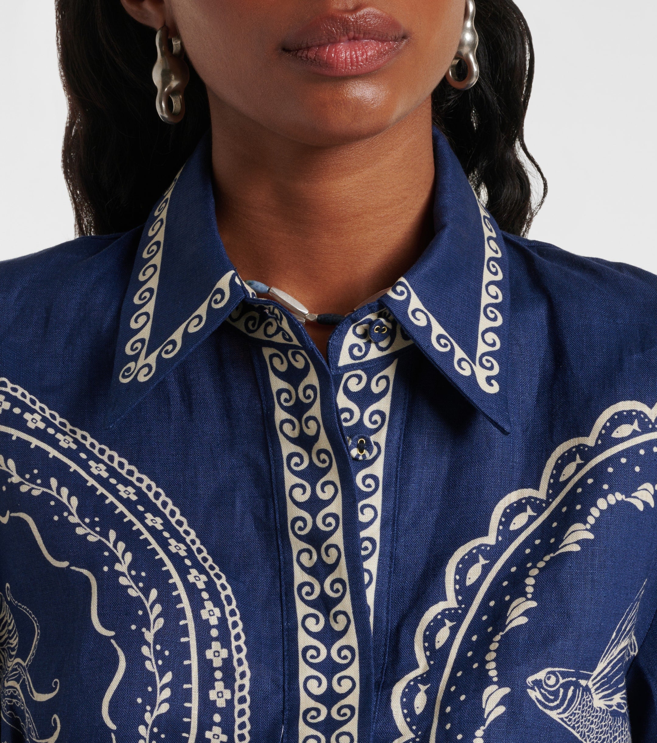 0105 ALÉMAIS

Oceane Linen Mini Dress