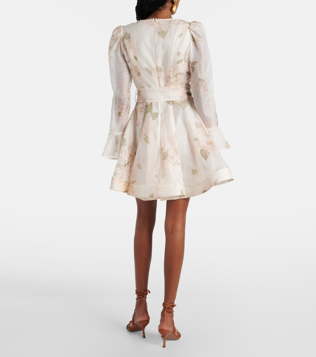 ZIMMERMANN
Balance Floral Linen-Silk Minidress