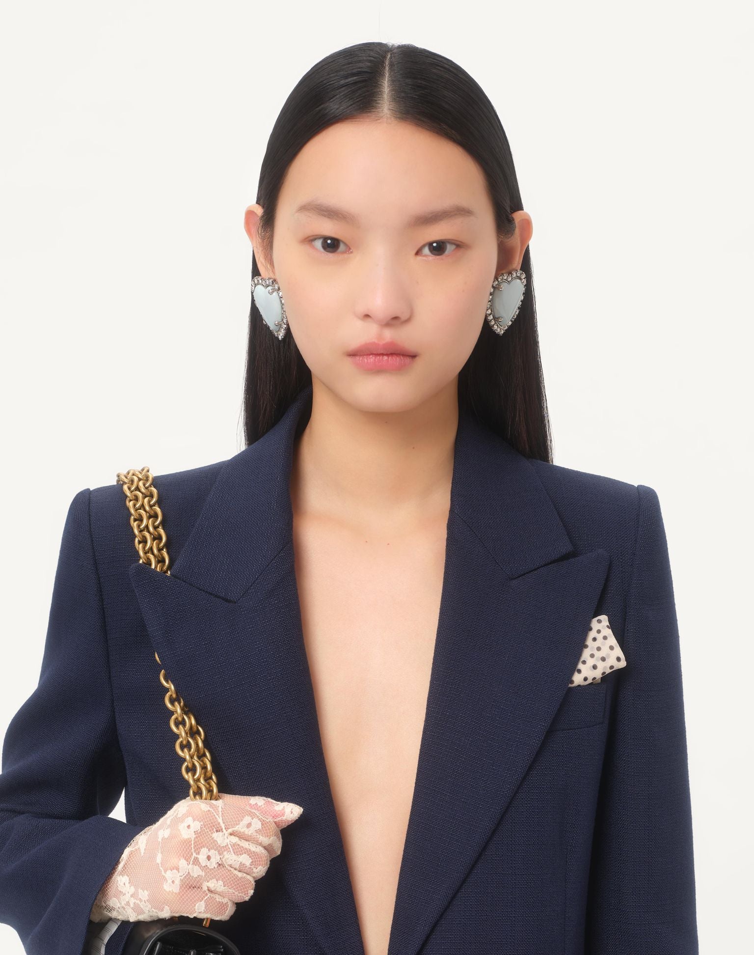 0001  VALENTINO GARAVANI — Viscose Jacket with Bow