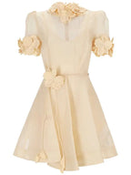 ZIMMERMANN Luminosity Liftoff Linen & Silk-Blend Mini Dress
