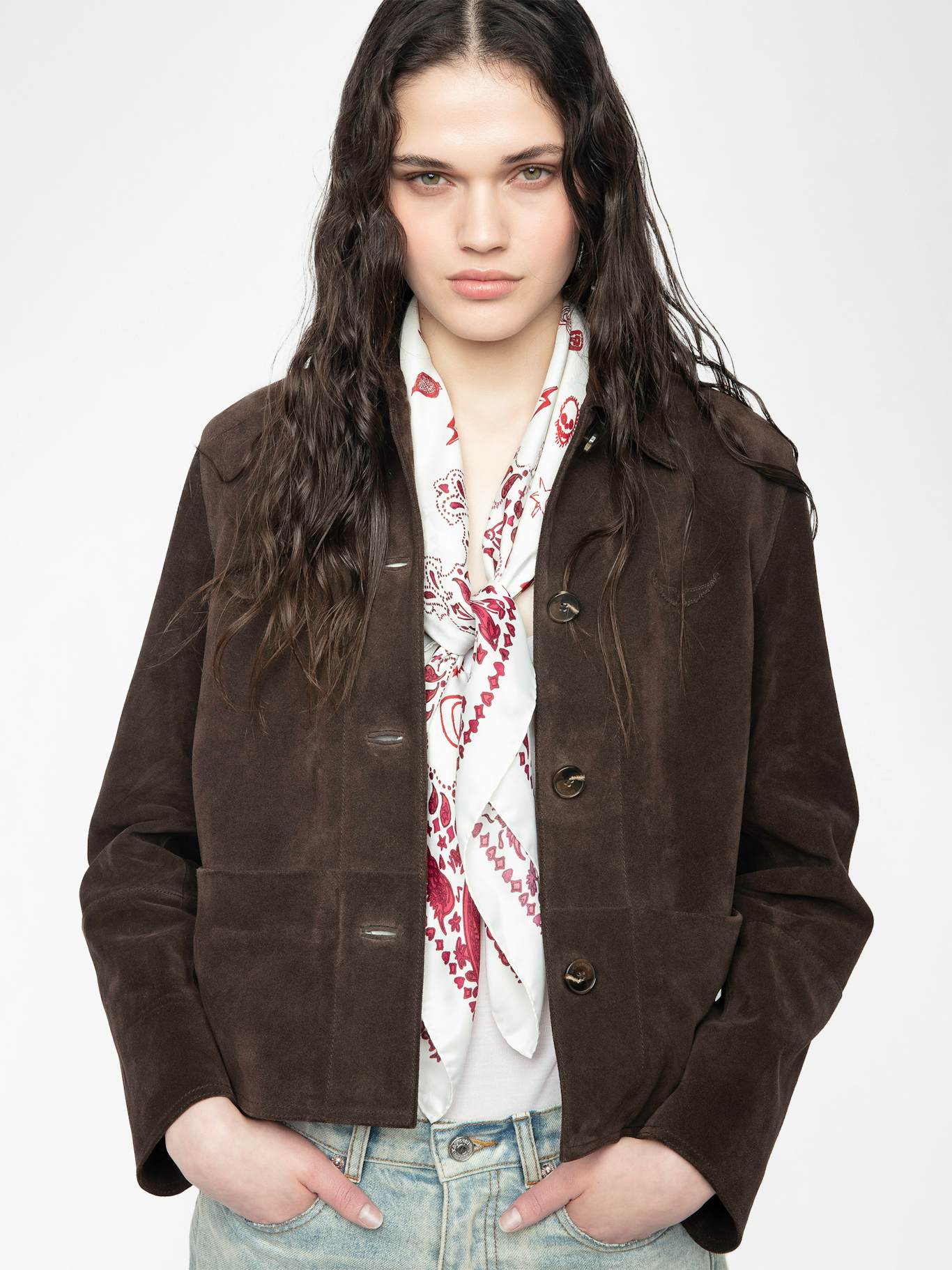 ZADIG & VOLTAIRE Debbie Bandana 85 Scarf – Fierce