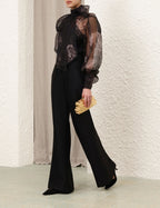 Zimmermann Hypnotic Pussybow Blouse — Ghost Floral