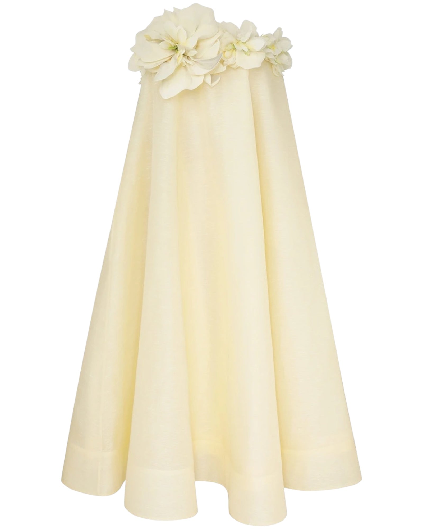 ZIMMERMANN Harmony Strapless Midi Dress