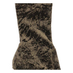 SAINT LAURENT Talia Velvet Boots