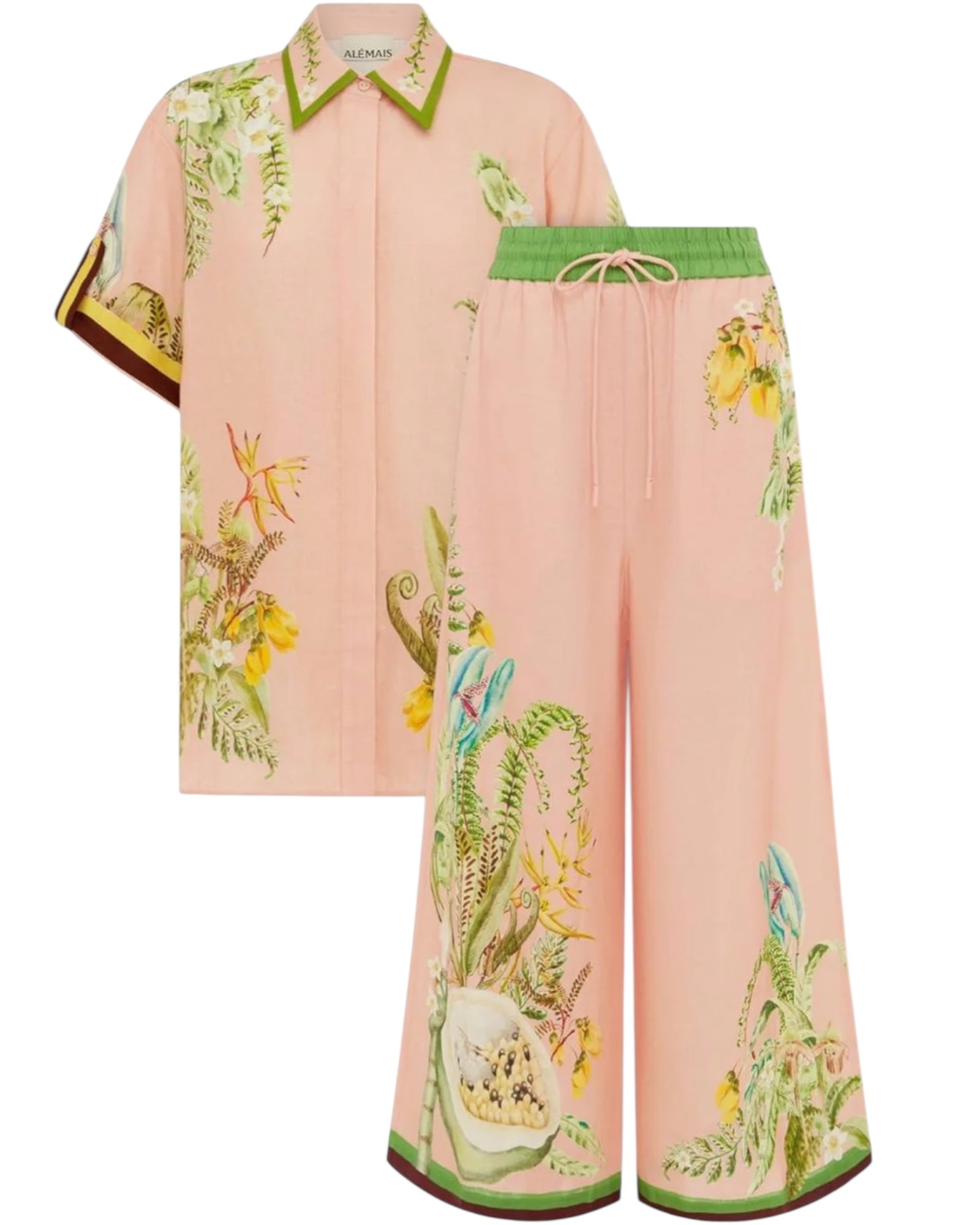 0111 ALÉMAIS

Papaya Shirt & Pant Set
