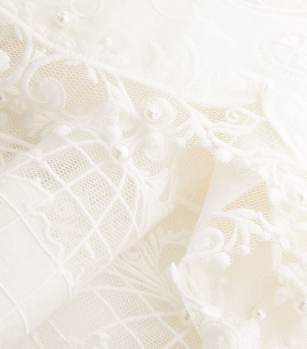 ZIMMERMANN High Tide basque-waist skirt