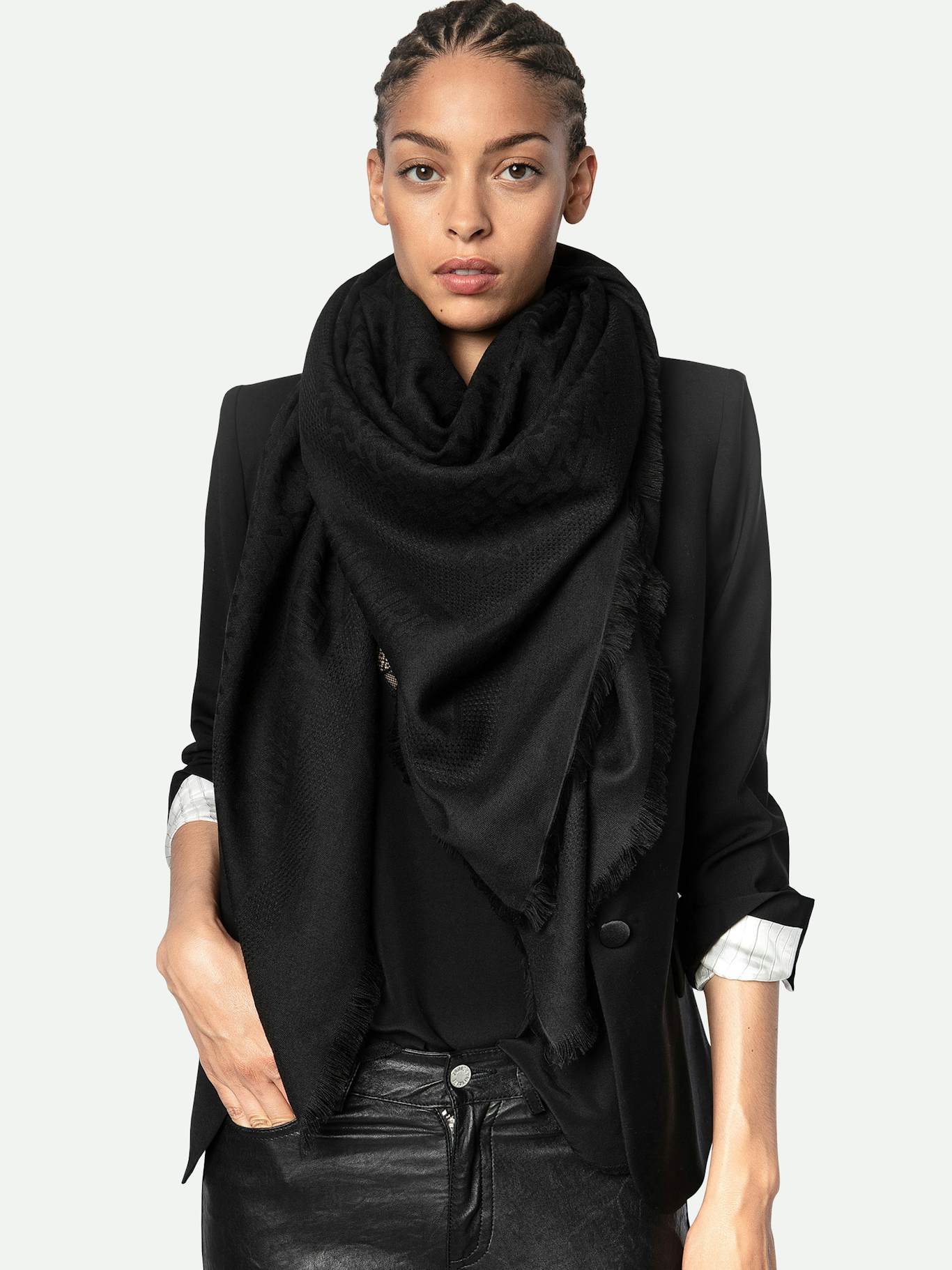 ZADIG & VOLTAIRE Glenn ZV Initiale Scarf