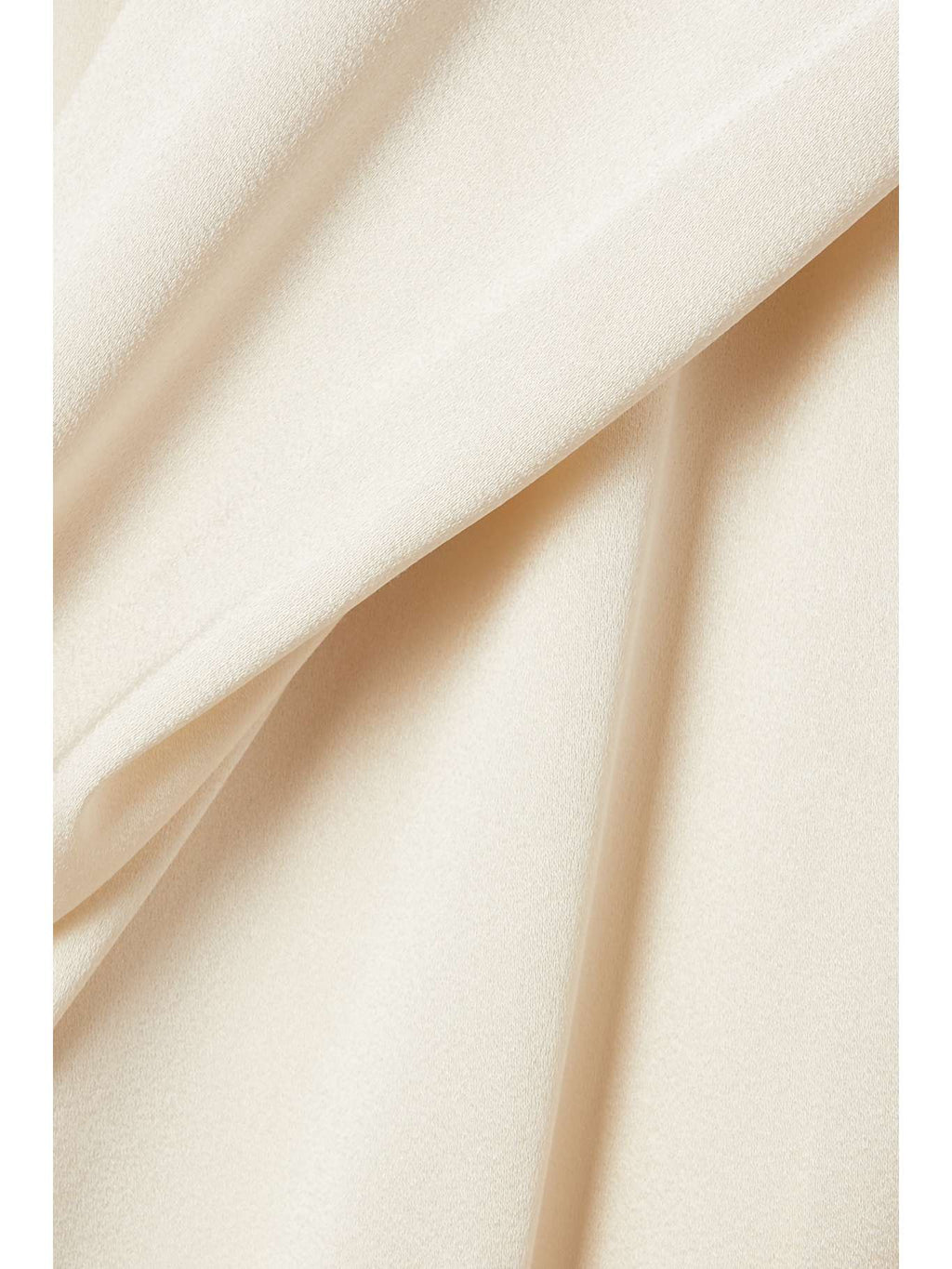 SAINT LAURENT Belted hooded satin-crepe jacket