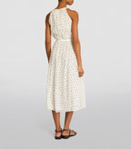 MaxMara
Volita belted printed silk crepe de chine midi dress