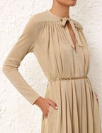 ZIMMERMANN Matchmaker Smock Dress in Gold