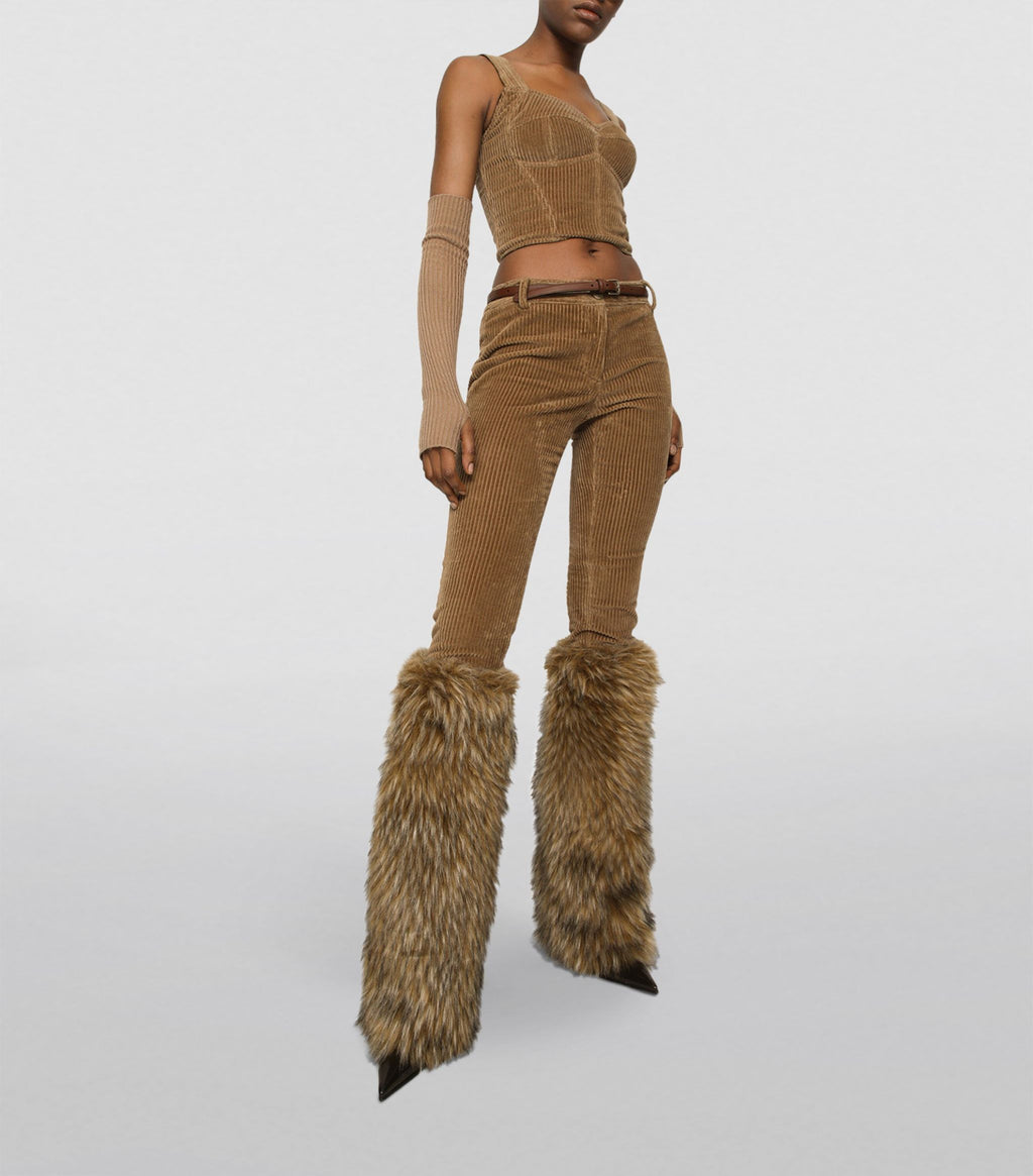 DOLCE & GABBANA
Corduroy Bustier Top