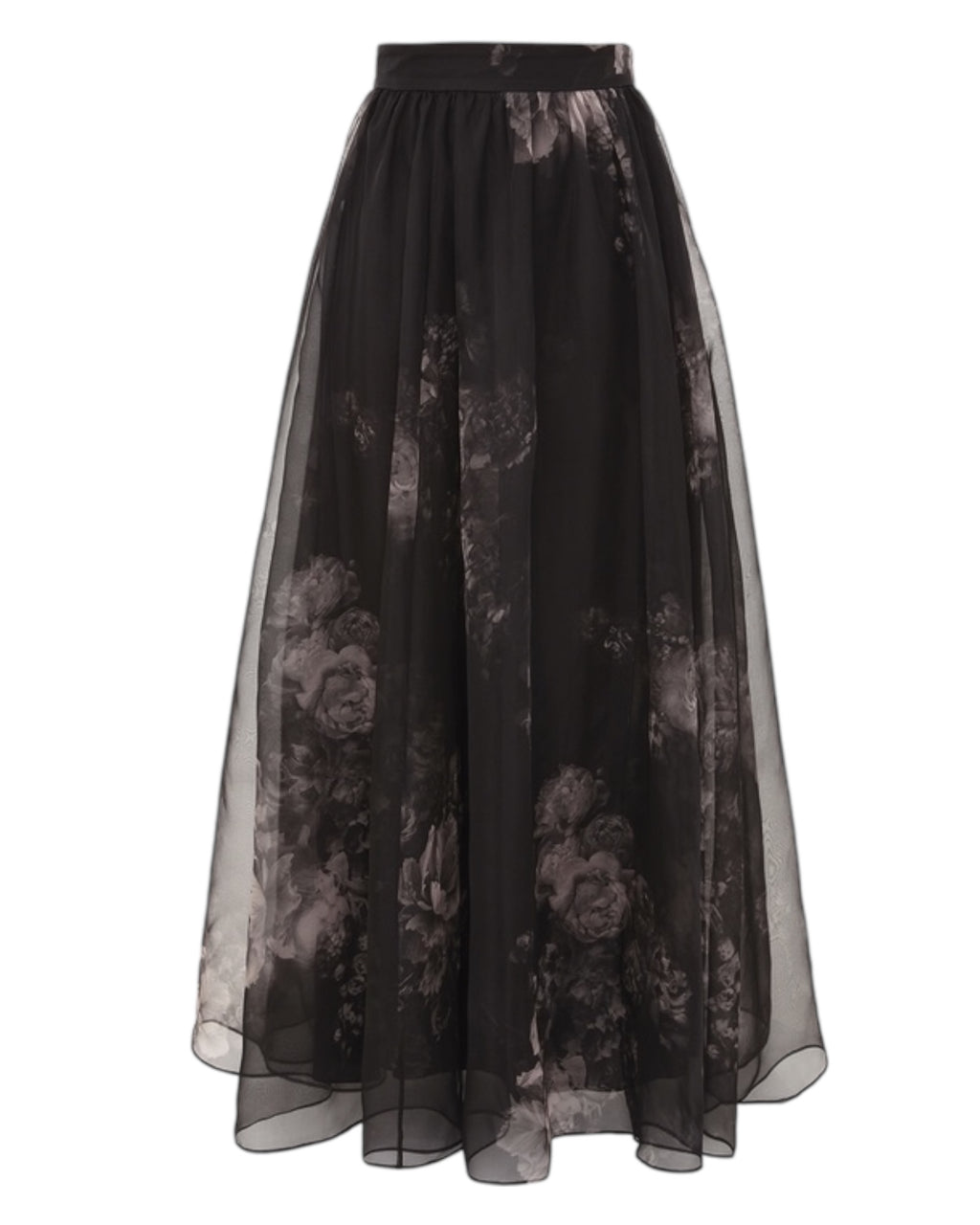 Zimmermann Hypnotic Maxi Skirt — Ghost Floral