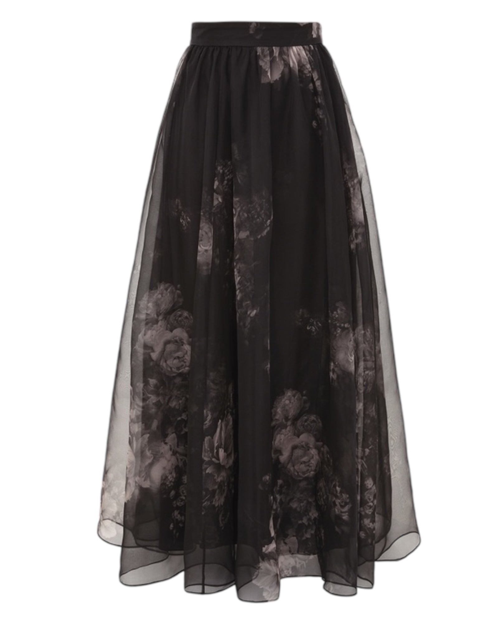 Zimmermann Hypnotic Maxi Skirt — Ghost Floral
