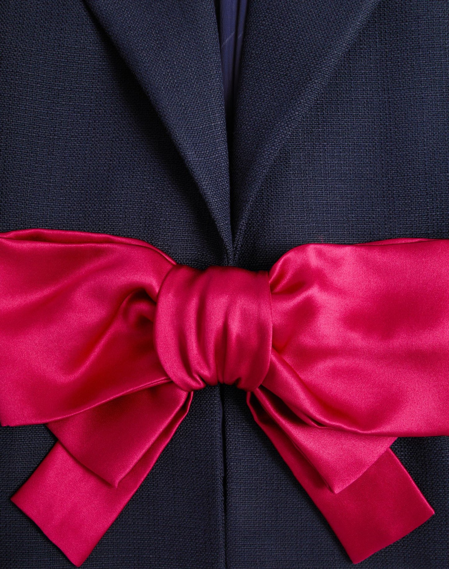 0001  VALENTINO GARAVANI — Viscose Jacket with Bow