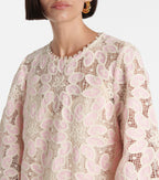 ZIMMERMANN Ottie Scallop Edge Lace Midi Dress