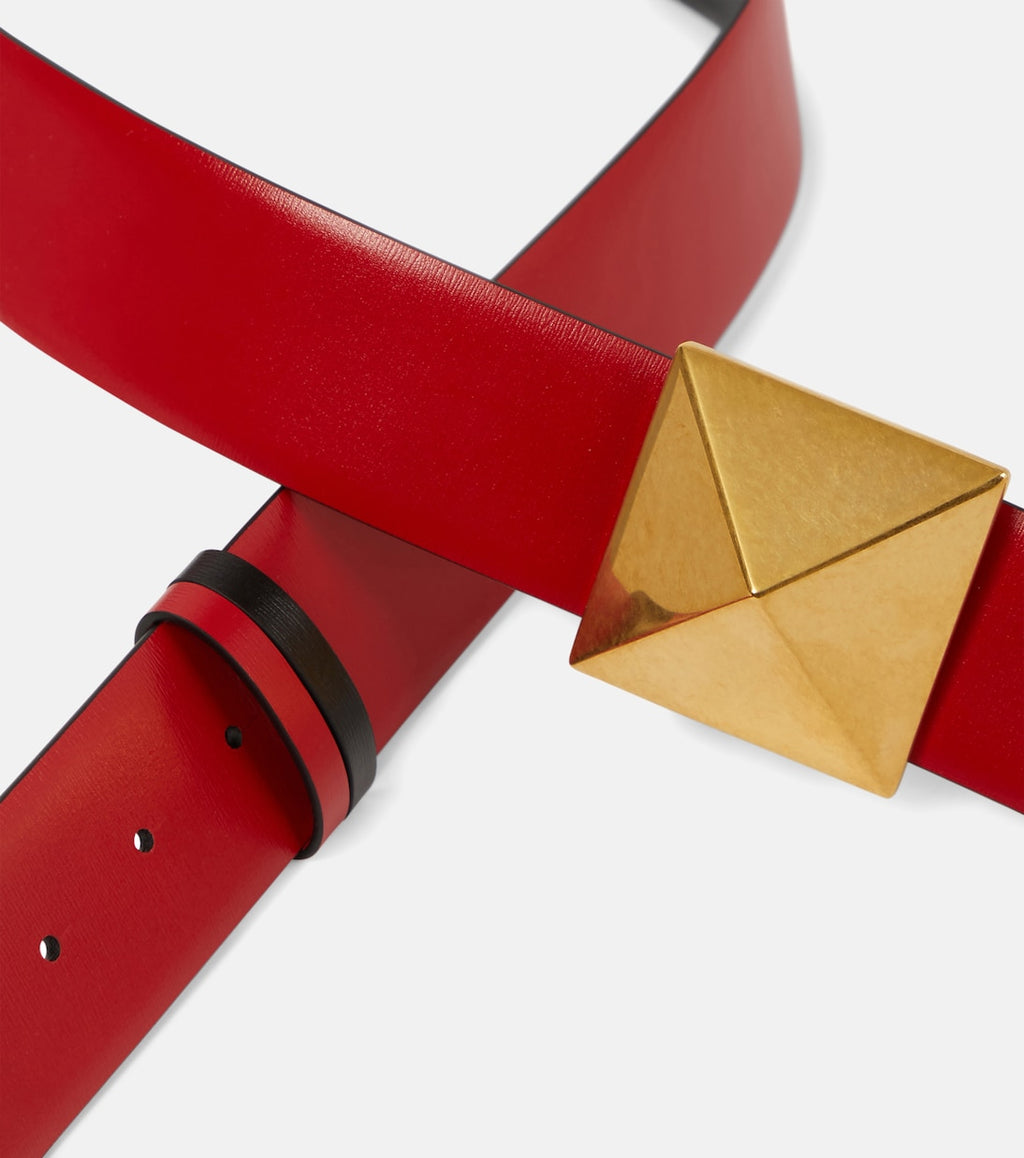 VALENTINO GARAVANI
One Stud reversible leather belt 40MM