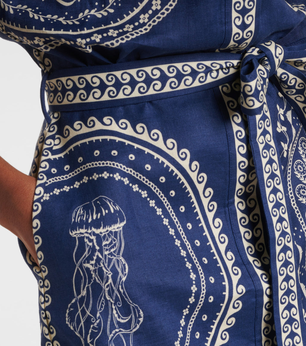 0105 ALÉMAIS

Oceane Linen Mini Dress