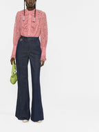 ZIMMERMANN Kaleidoscope Floral-Lace Overlay blouse