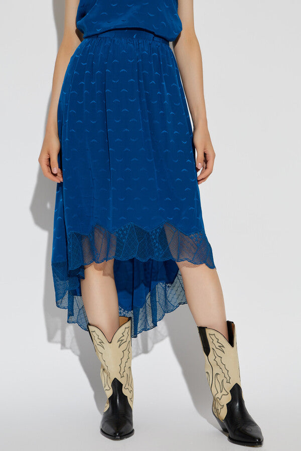 ZADIG & VOLTAIRE Joslin Silk Midi Skirt