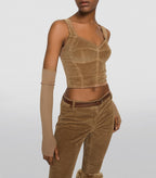 DOLCE & GABBANA
Corduroy Bustier Top