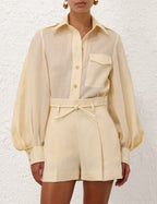 ZIMMERMANN 
Illuminate Linen Short