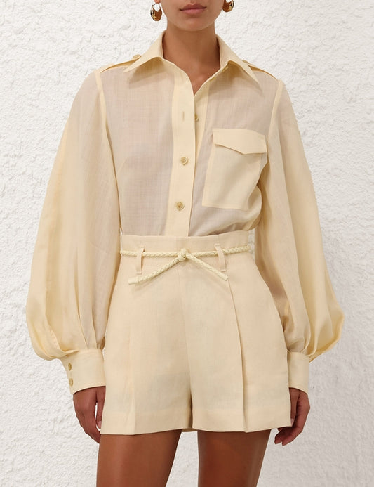 03. ZIMMERMANN 
Illuminate Linen Short