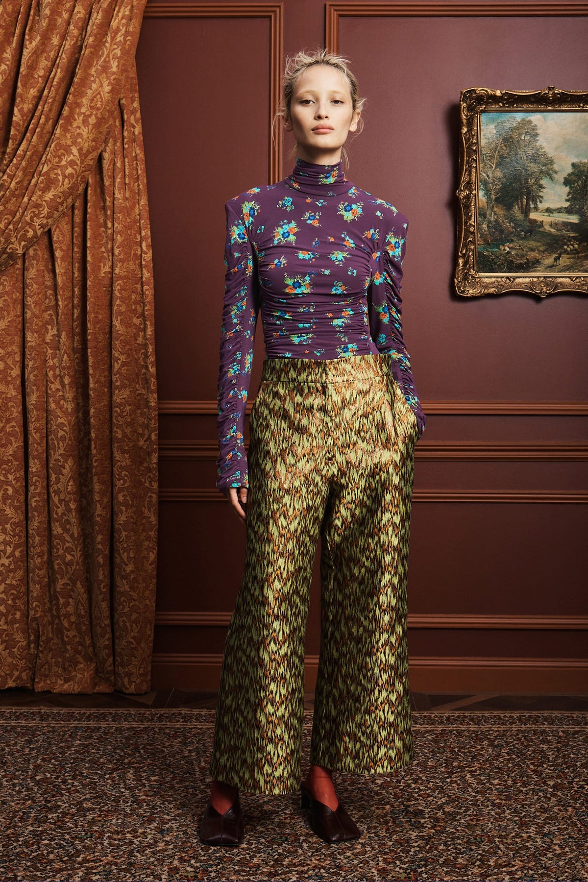 ALÉMAIS BETSY RUCHED TOP